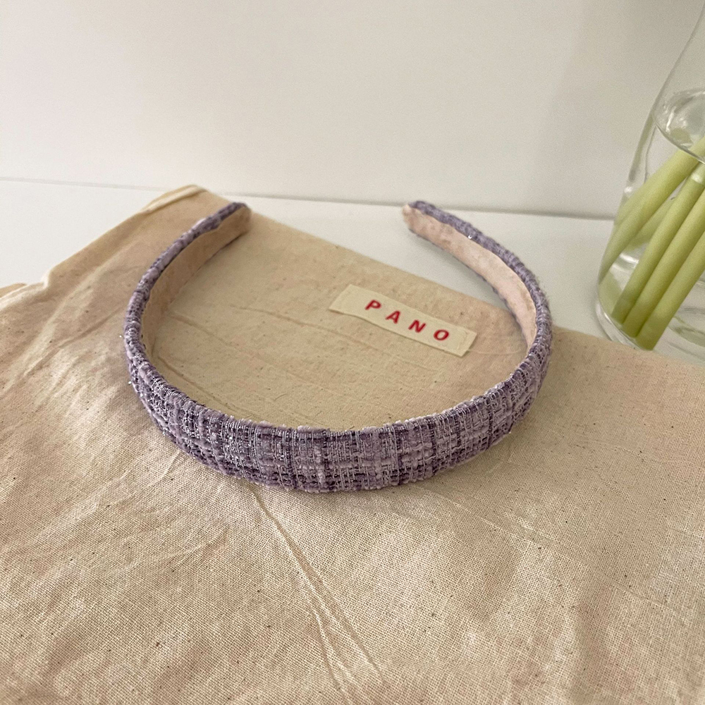 Băng Đô Cài Tóc Bản To Hoạ Tiết Sọc Ca Rô Nhiều Màu Sắc Cho Nữ