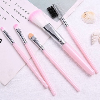 Set 5 cọ trang điểm màu hồng