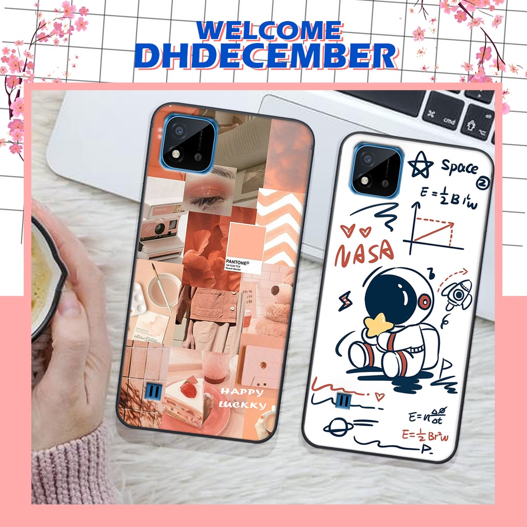 Ốp lưng Realme C11 2021 / C20 in hình nice ,good luck happy ốp xinh viền dẻo đẹp chất