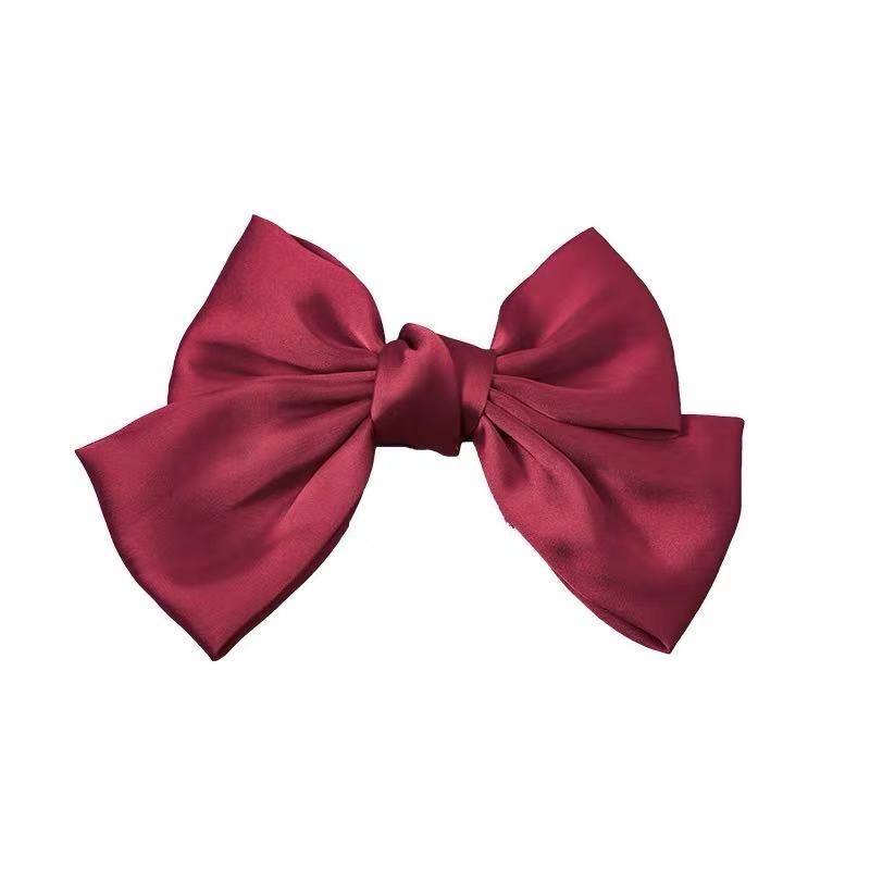 Kẹp tóc nơ voan màu thời trang hàn quốc