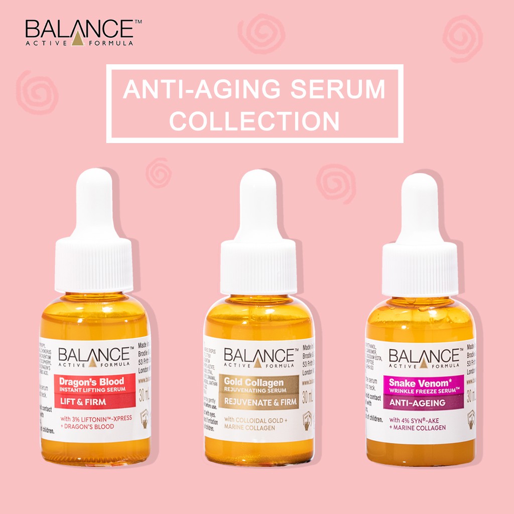 Serum Nọc Rắn Balance Active Formula Snake Venom Wrinkle Freeze Chống Lão Hoá 30ml- Serum Chống Lão Hóa