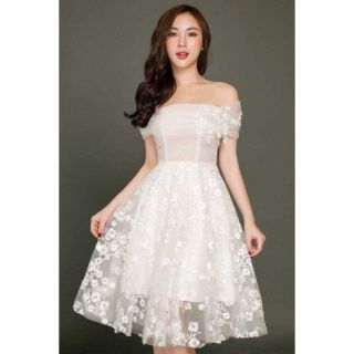 Đầm xòe, đầm ren, đầm nữ, đầm uzzlang, đầm dự tiệc, đầm dạ hội, đầm dạo phố