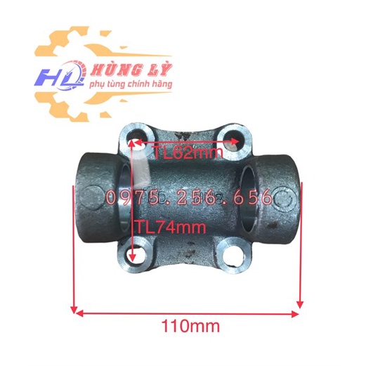 Mặt bích Cắt Đăng 131 Phi 35 phụ tùng ô tô phụ tùng Hùng Lỳ