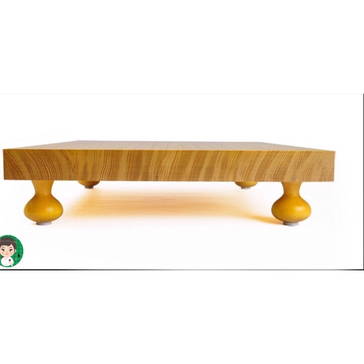 Bàn Cờ Vây Gỗ Dẻ Bàn Cờ Caro Có Chân Dày 4Cm Khắc Đường Kẻ 19*19