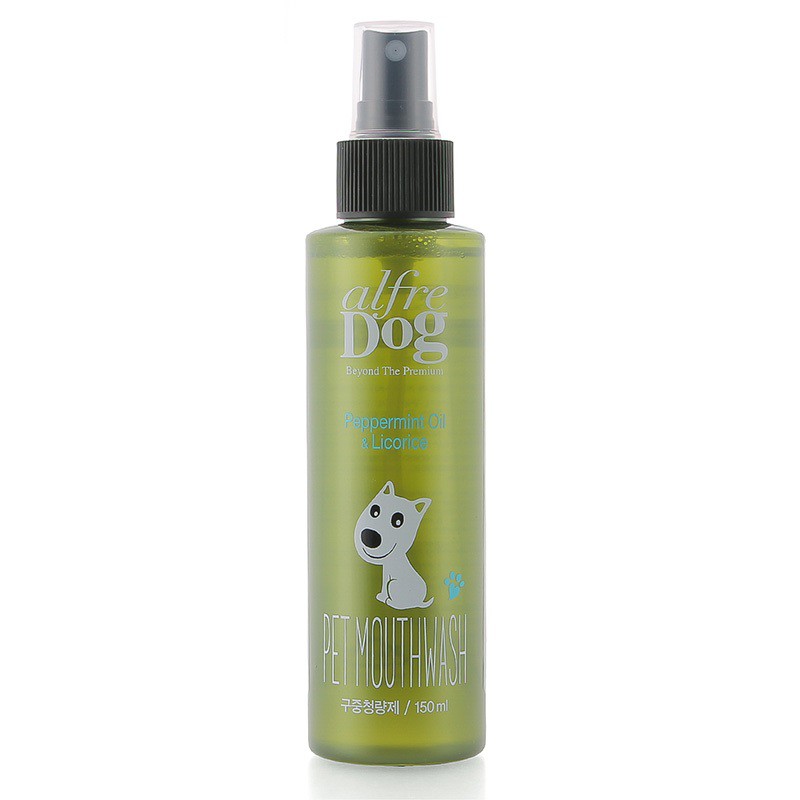 XỊT VỆ SINH RĂNG MIỆNG DÀNH CHO THÚ CƯNG (CHIẾT XUẤT TINH DẦU BẠC HÀ VÀ CAM THẢO) - 150ml