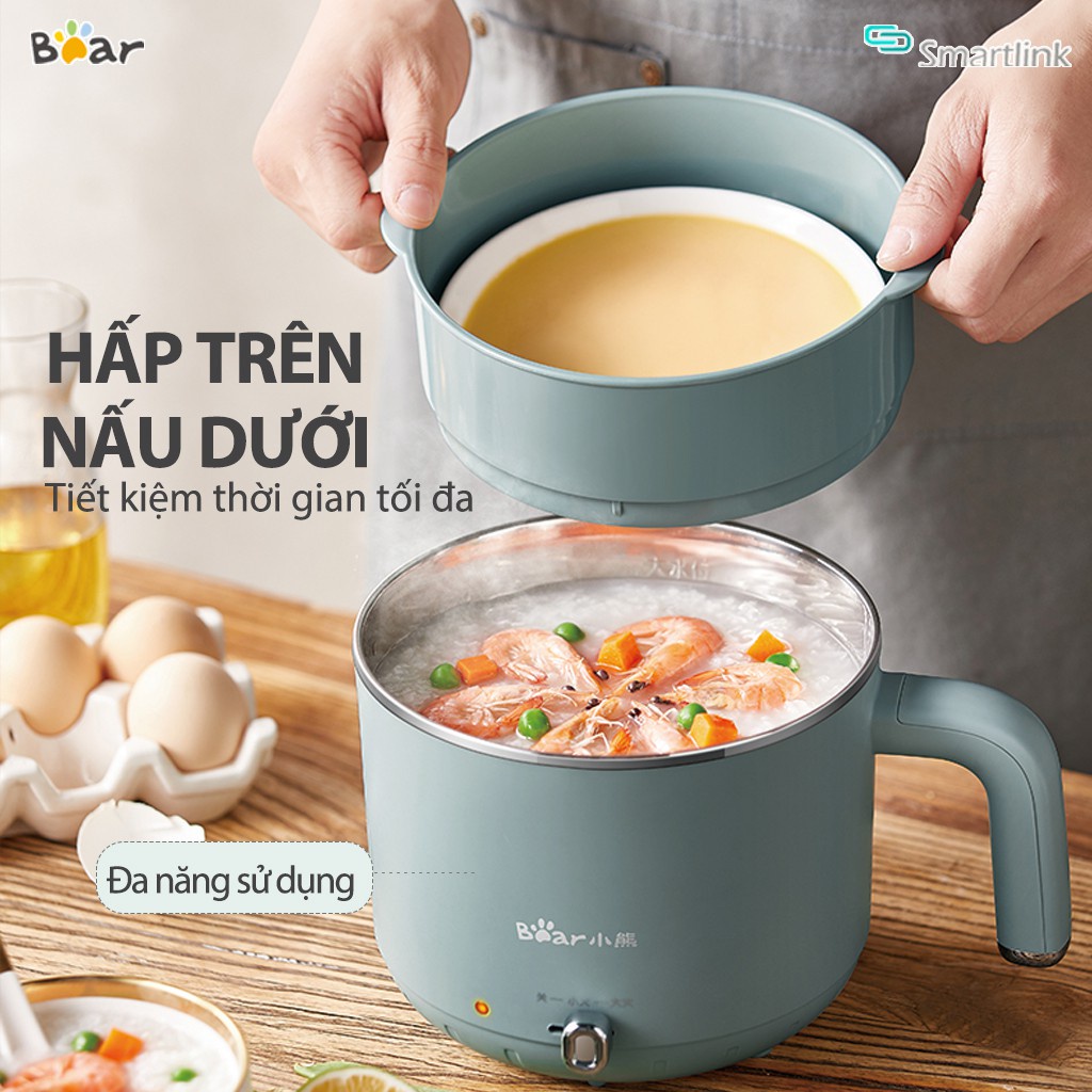 Nồi lẩu và hấp đa năng 1.2L Bear DRG-D12M5 - Hàng chính hãng