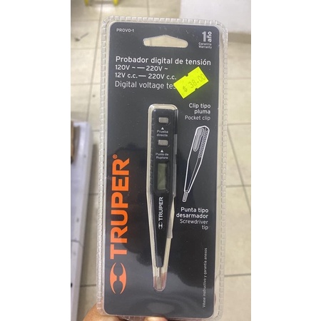 Bút thử điện điện tử (12-220V) HÀNG TỐT Truper PROVO-1 (Thương hiệu Mexico)