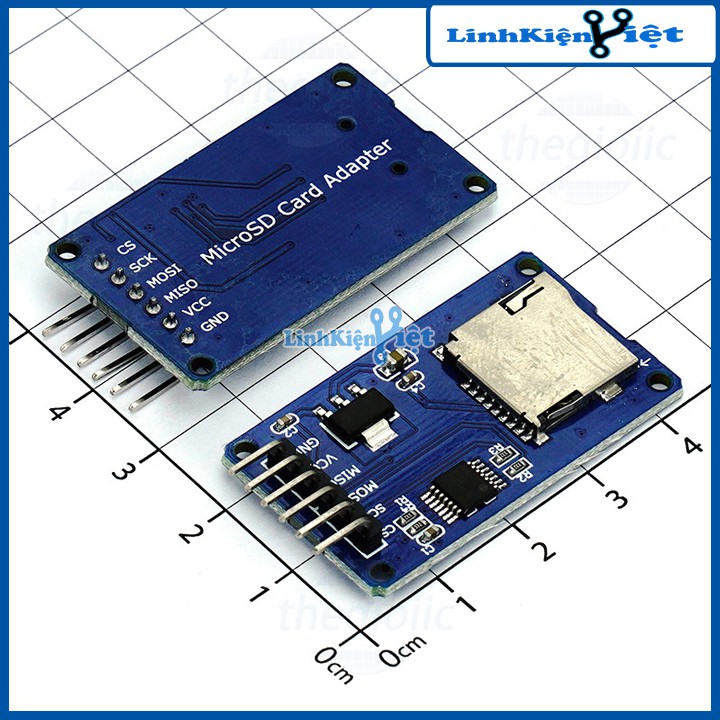 Module Đọc Thẻ Nhớ Micro SD/Micro SDHC SPI