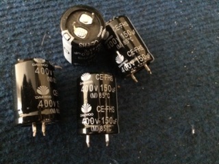 Tụ hoá 400v150uf DAEWOO hàng chuẩn.