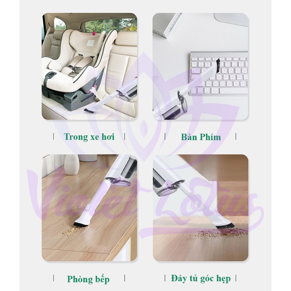 Máy Hút Bụi Cầm Tay Gia Đình ✅ FreeShip ✅ Hút lông mèo 1.65kg 700W Hút mạnh 14000Pa - Ehome - | BigBuy360 - bigbuy360.vn