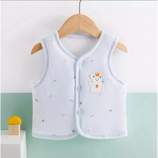 Áo gile trần bông mỏng cho bé 0-18m