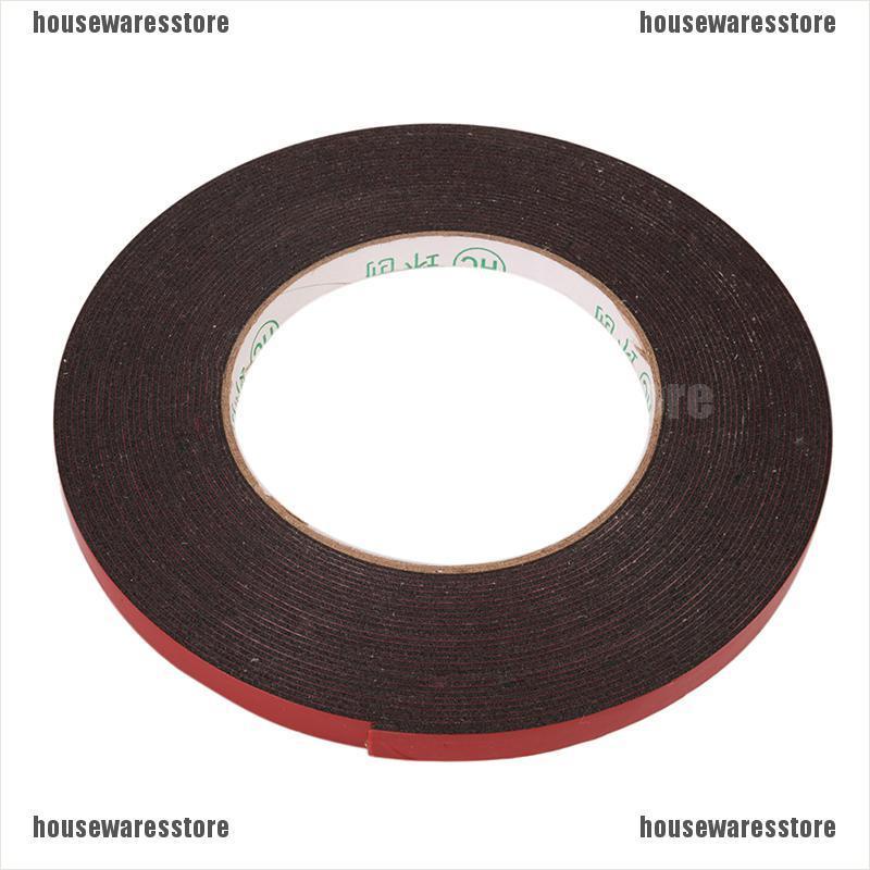 Cuộn Băng Keo Hai Mặt Siêu Dính Màu Đỏ Dài 10m