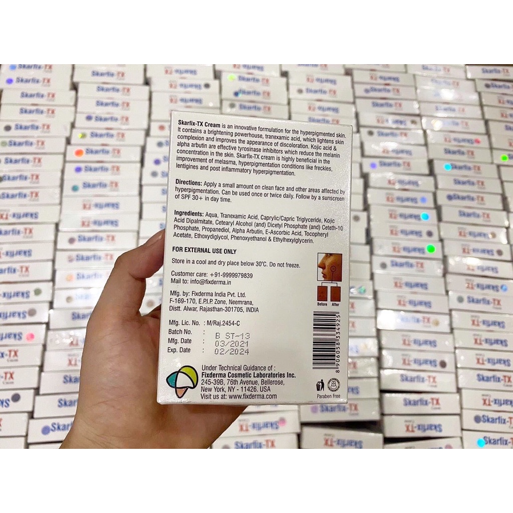 [CHÍNH HÃNG] Kem Dưỡng Da Mờ Thâm Tàn Nhang Fixderma Skarfix - Tx Cream 15g | BigBuy360 - bigbuy360.vn
