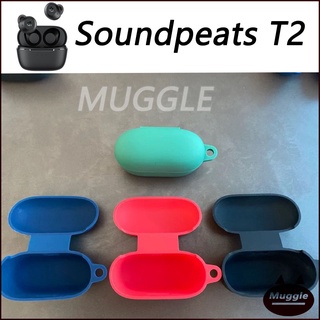 【FAST】Vỏ silicon bảo vệ hộp sạc tai nghe không dây Ốp Silicone Soundpeats T2 Soundpeats T2 Soundpeats T2