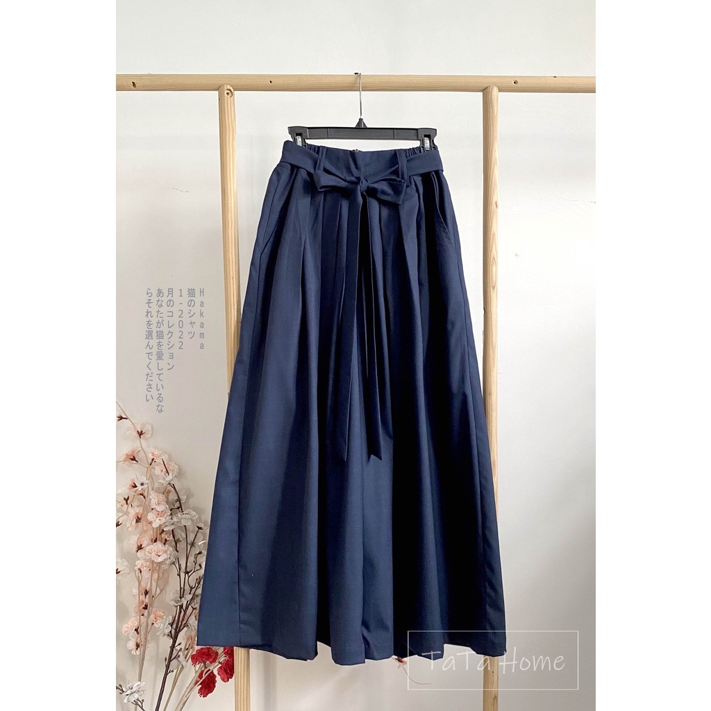 Hakama Pants - Quần ống xếp phong cách Nhật Bản