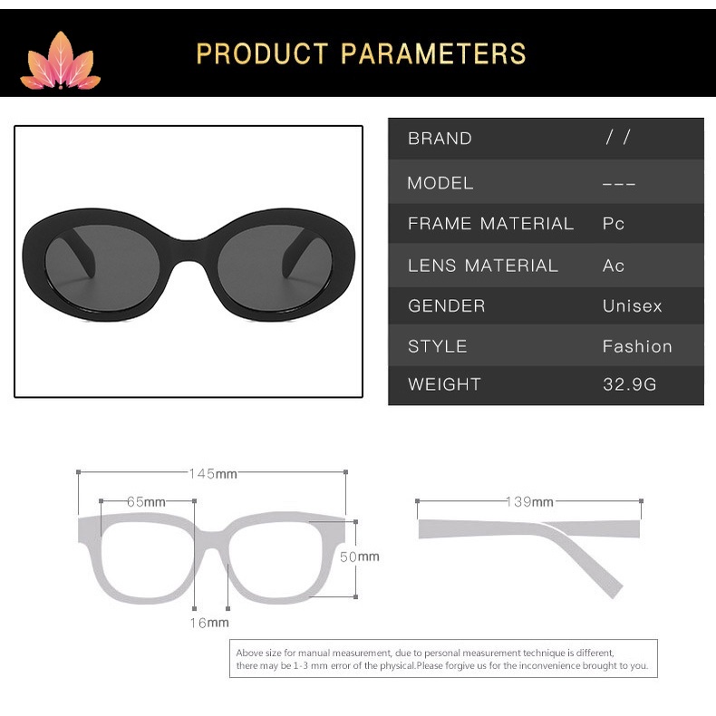 Kính Mát Gọng Tròn Cổ Điển Sang Trọng Cao Cấp Cho Nữ jp5