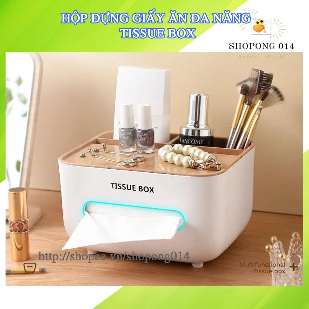 Hộp đựng khăn giấy TISSUE BOX đa năng