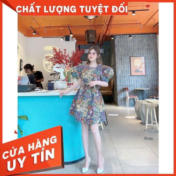Đầm hoa [CoCo Shop] Đầm Hoa Phiên Bản Giới Hạn - Hàng Thiết Kế | BigBuy360 - bigbuy360.vn