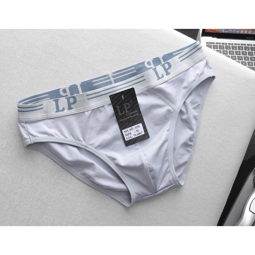 Quần Lót Tam Giác Nam LP cao cấp 100% Cotton co giãn siêu tôt có BigSize . Ivan BigSize