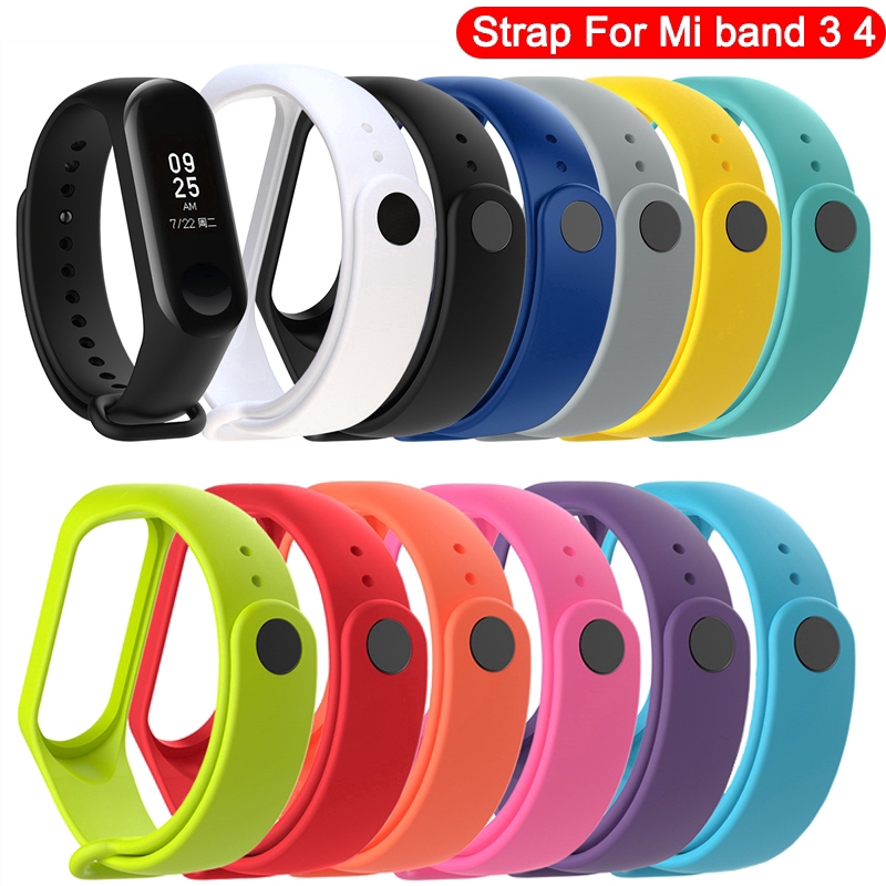 Xiaomi Mi Band 4 3 Silicone Mi Band 4 Wristband Xiaomi Band 4 Wristband 14 colors