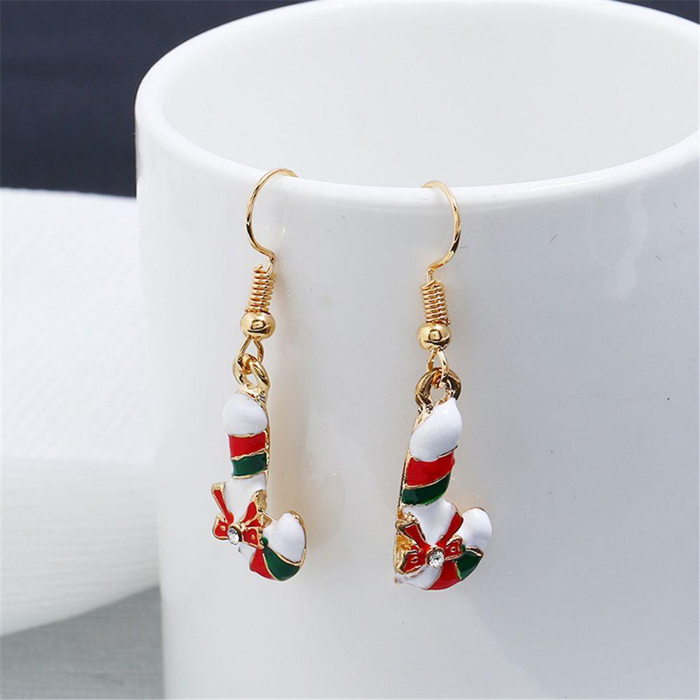 Khuyên Tai Thả Mặt Hình Ông Già Noel Tuần Lộc Giáng Sinh Trang Trí Nhà Cửa Mới