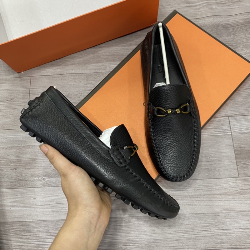 Giày lười nam da bò Gc có khoá đồng ko phai ko bong tróc da bò thật bảo hành 12 tháng,ảnh thật chụp tại shop