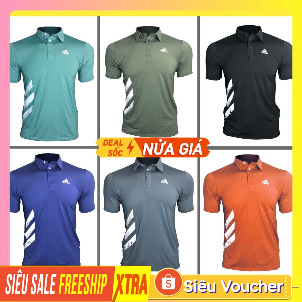 Áo Polo thể thao Nam cổ bẻ Cao Cấp Adidas