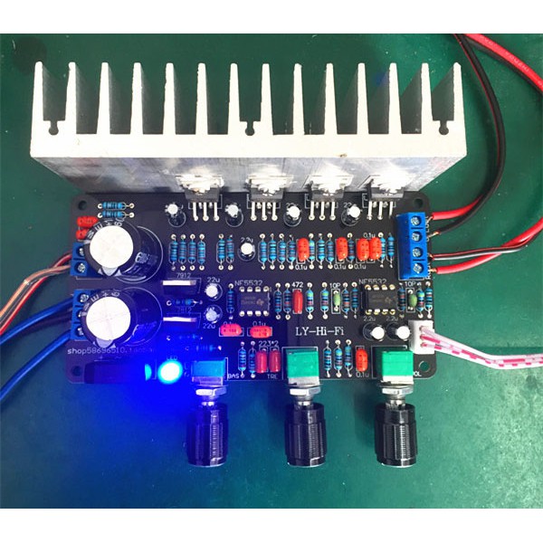 Mạch Khuếch đại 2.1 TDA2030A + TexasNE5532P