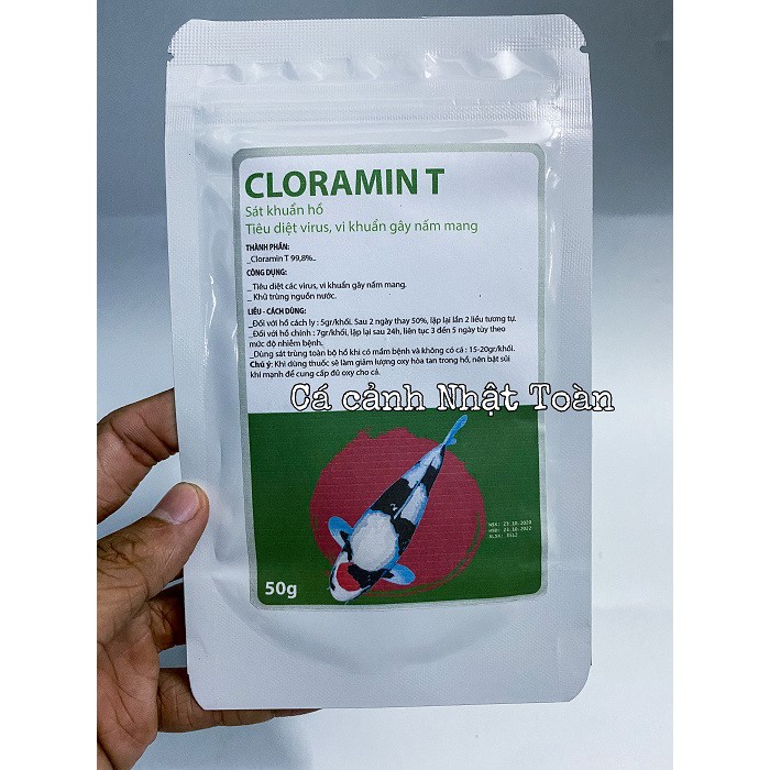 CLORAMIN T SÁT KHUẨN HỔ CÁ 50G ACPHARNO