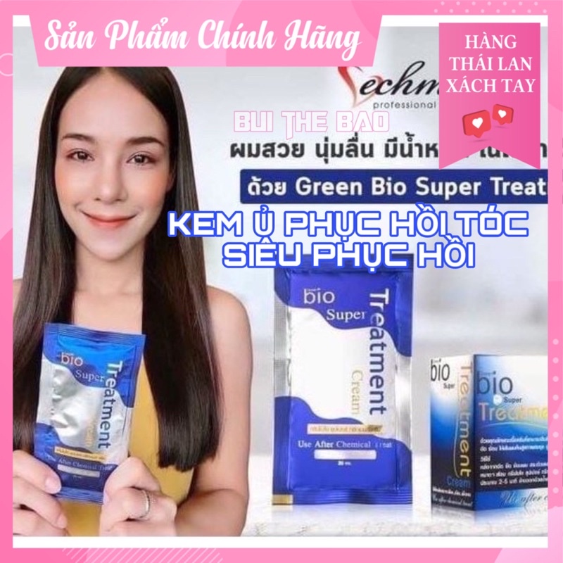 🍑 Kem Xã Phục Hồi, Mượt Tóc 💕 Bio Super Treatment Thái Lan 🇹🇭