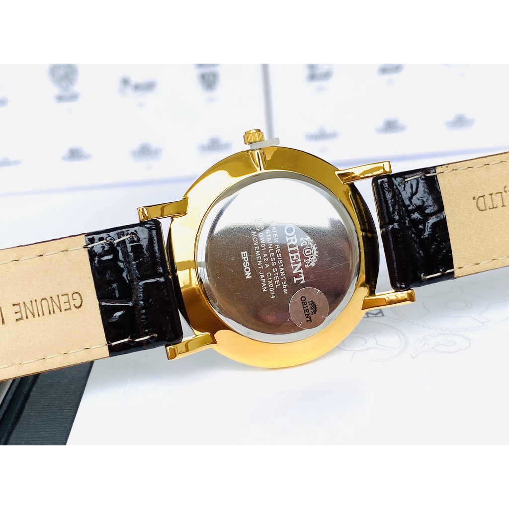 Đồng hồ kim nam dây da Orient Sapphire FGW0100FW0