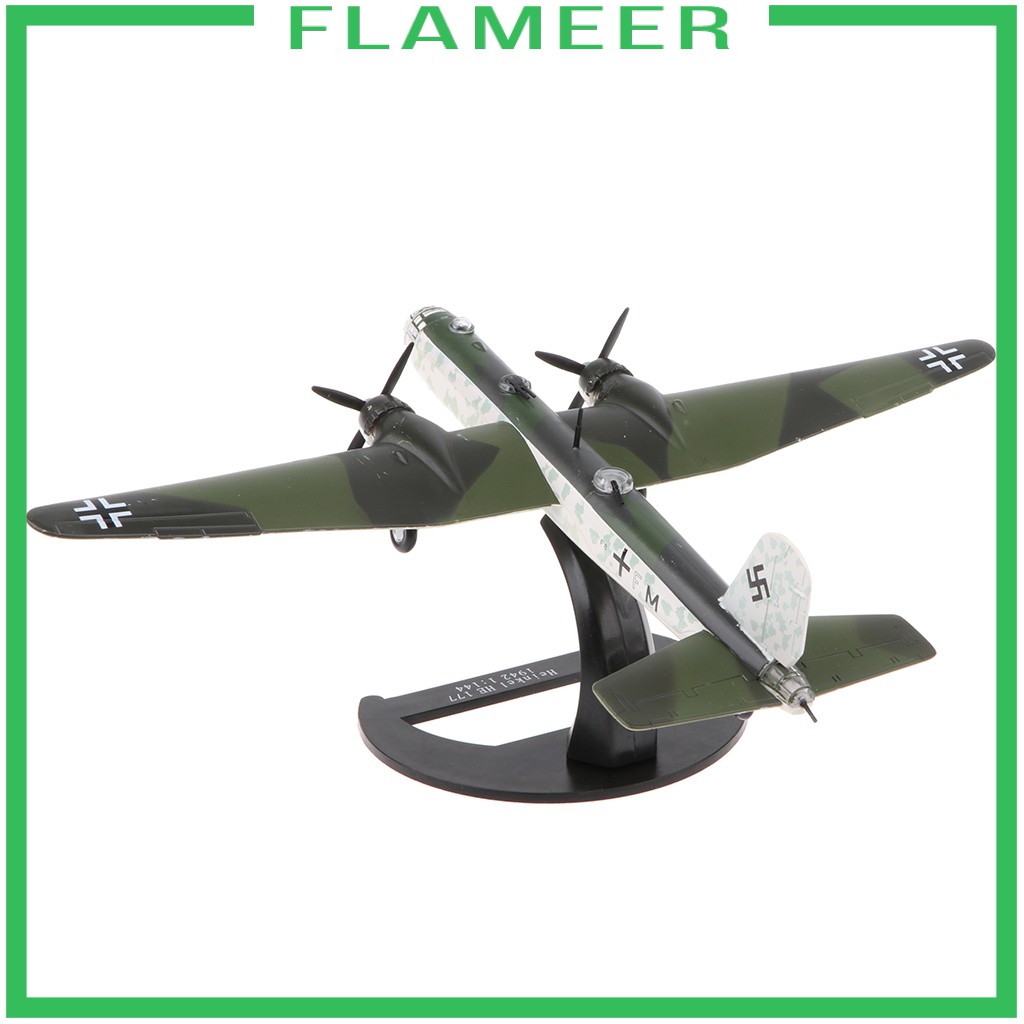 Mô Hình Máy Bay Ném Bom Đức Heinkel He 177 WWII Tỉ Lệ 1 / 144