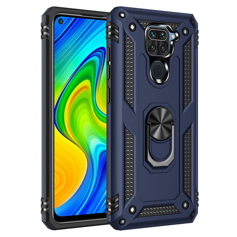 Ốp lưng Xiaomi Redmi Note 7 8 9 Pro Max 9S 10X 4G IRON MAN chống sốc 2 lớp kèm nhẫn iring