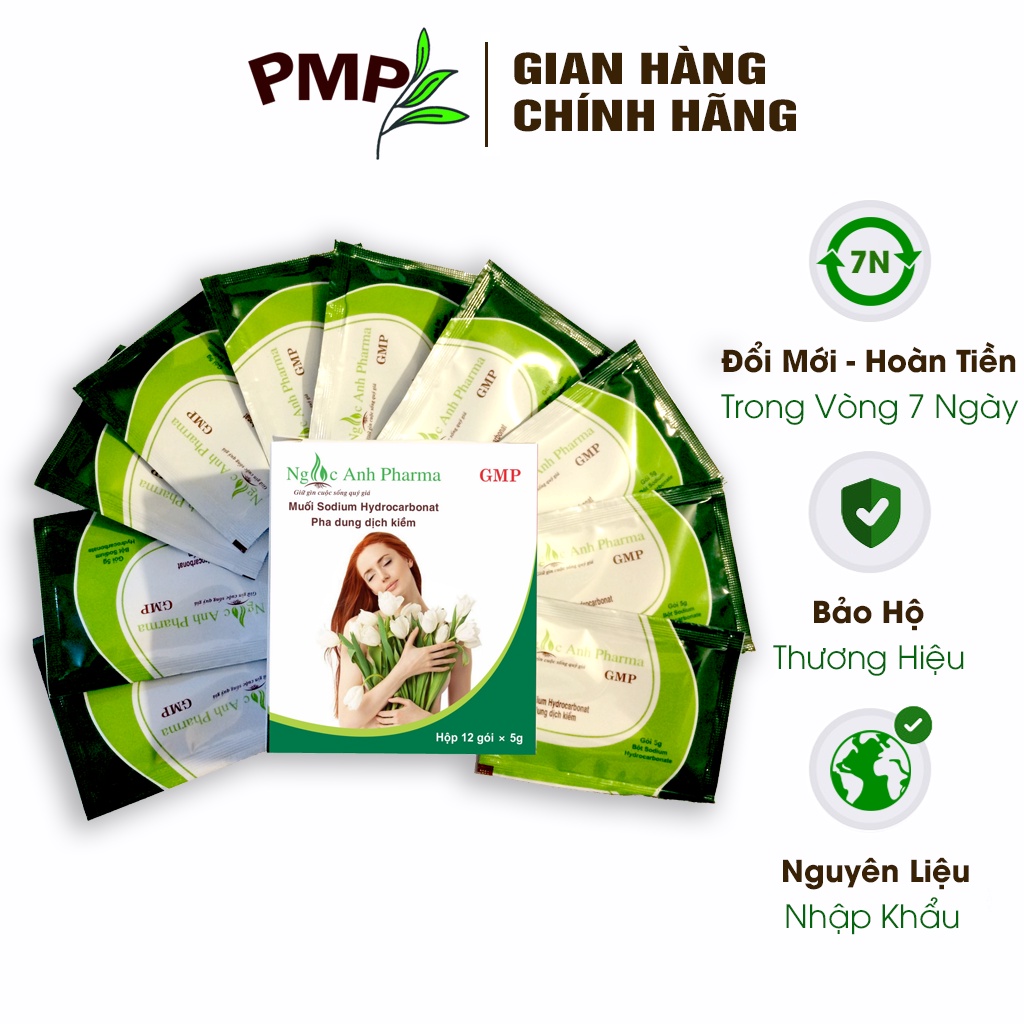 Muối Y Tế Sodium Hydrocarbonate Ngọc Ánh Pha Dung Dịch Kiềm (6 gói)