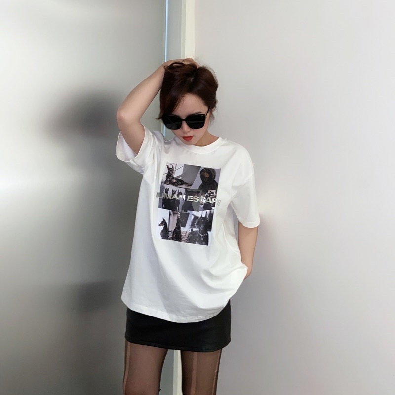 Áo phông cotton Doberman Ver2 100% cotton mềm mịn form unisex