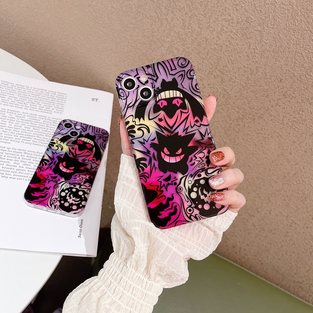 Ốp Điện Thoại Nhựa pvc Cứng Họa Tiết Hoạt Hình Pokemon Cho Iphone 7plus/8plus x/xs xsmax 11 11promax 12 12pro 12promax 13 13pro 13promax 12mini 13mini