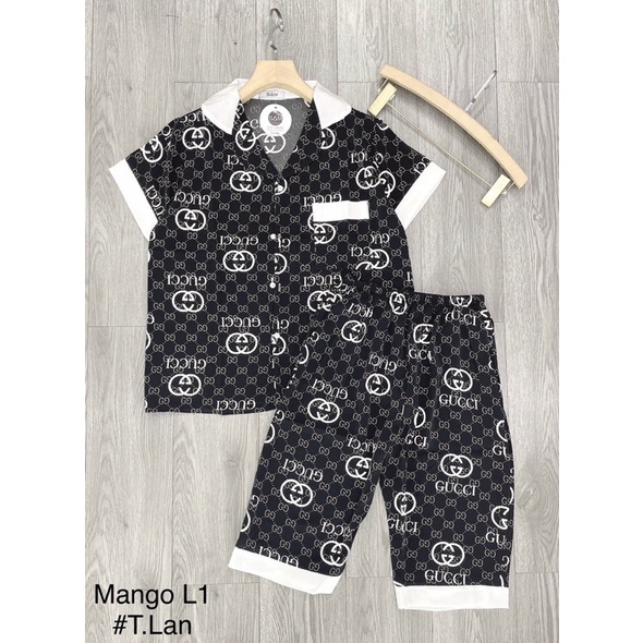 Bộ đồ ngủ, bộ mặc nhà lụa mango - Hàng đẹp