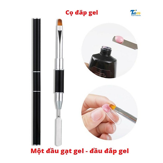 Cọ đắp gel 2 đầu quá tiện dùng trong làm móng