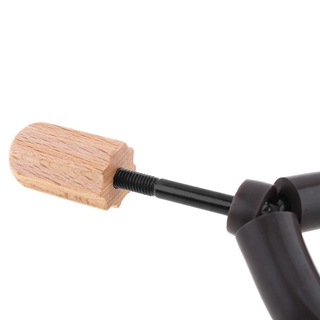 Flanger Wood Base Wall Mount Violin Hanger Hook Holder