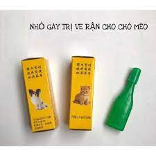 Nhỏ gáy trị ve giận chó mèo A1