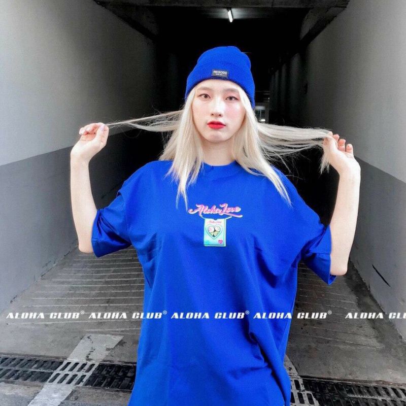Áo Thun Unisex Tay Lỡ Form Rộng Phong Cách Hàn Quốc Freesize