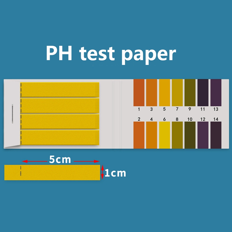 (Hàng Mới Về) Giấy Thử Độ Ph Của Nước Có Thẻ Kiểm Soát Độ Ph 1-14