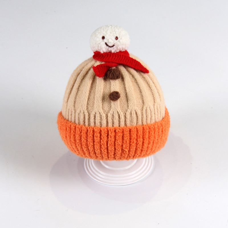 Mũ beanie Bonnet Mềm Mại Dày Dặn Giữ Ấm Mùa Thu Đông Cho Bé Sơ Sinh