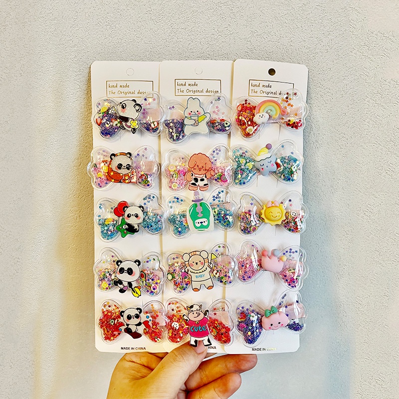 Set 5 Kẹp Tóc Hình Trái Cây Dễ Thương Cho Bé Gái