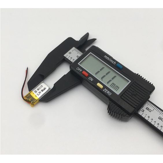 Pin Li-Po 3.7V 401119 / 40102 60mAh (Lithium Polyme) 60mAh cho tai nghe Bluetooth (Có sẵn mạch sạc bảo vệ & đầu dây chờ)