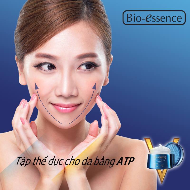 Kem Dưỡng Da, Hỗ Trợ Nâng Cơ Mặt Bio Essence Face Lifting Cream Royal Jelly +ATP - 40g