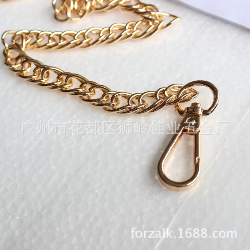 Dây Xích Túi Xách Chuỗi Dẹp 10mm Có Móc Càng Cua - LoanTay