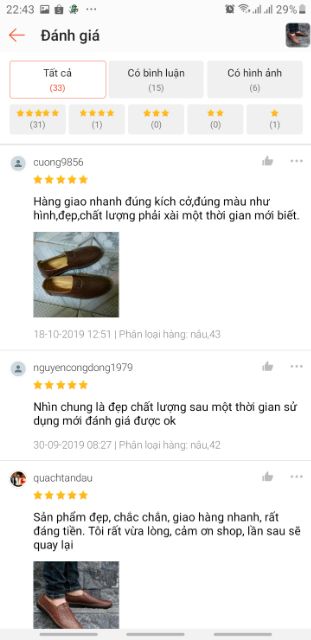 Giày lười nam da chất da bò màu nâu lỗ thoáng có bảo hành | BigBuy360 - bigbuy360.vn