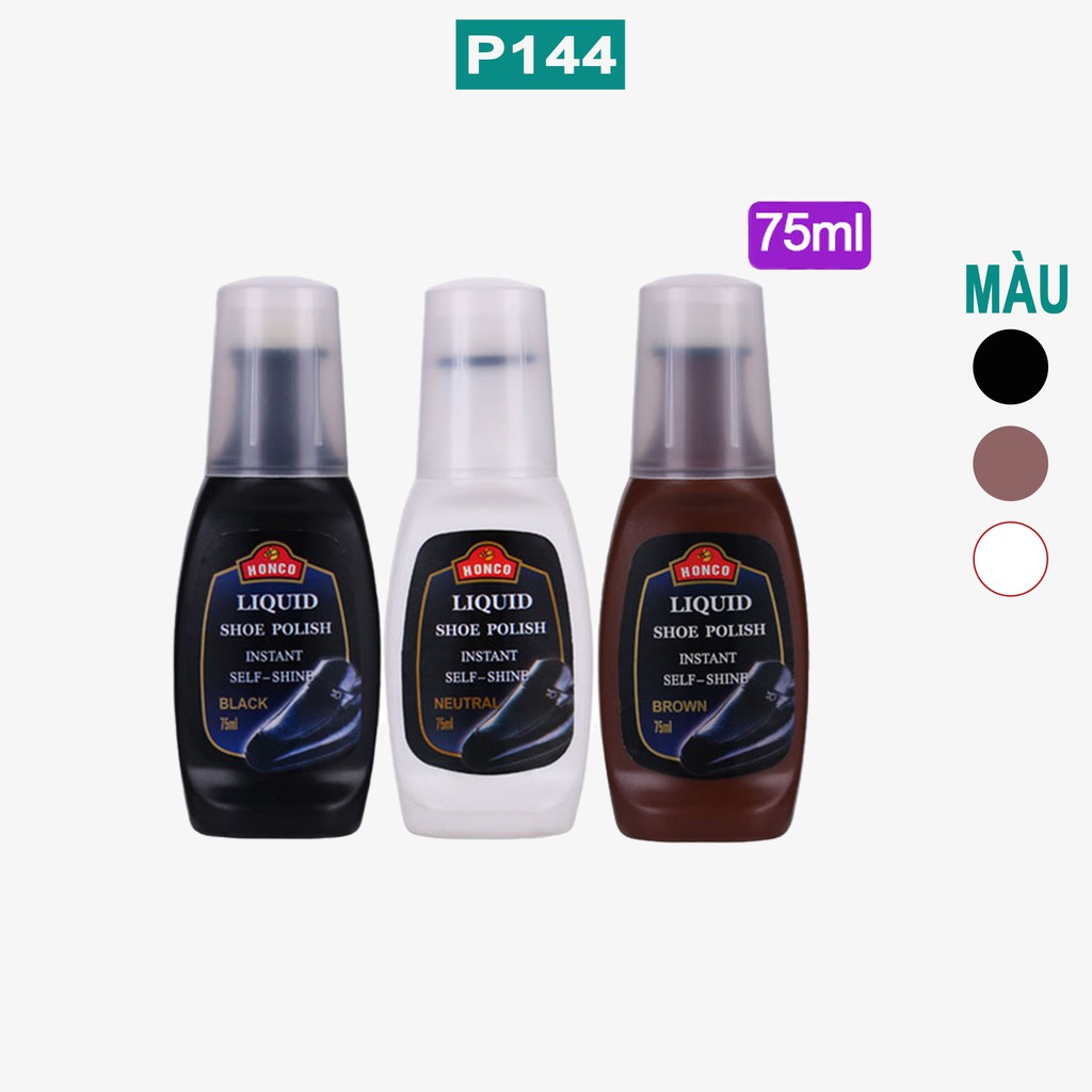 Dung dịch vệ sinh giày 75ml màu đen, nâu, không màu P144