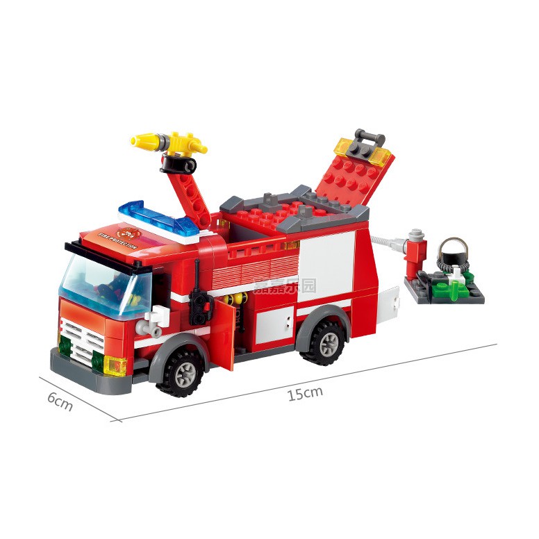 Lego xe cứu hỏa 206 chi tiết